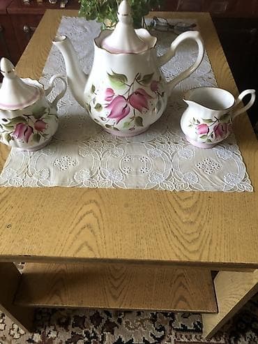 Ремонт и строительство: Фарфоровый чайный набор (3 предмета) с ручной росписью. Пр-во — 2