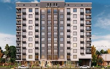 Батирлер: 1 бөлмө, 45 м², Жал мкр (а.и. Жогорку, Ортоңку, Төмөнкү) Элитка, 5 кабат, ПСО (өз алдынча бүтүрүү) — 2
