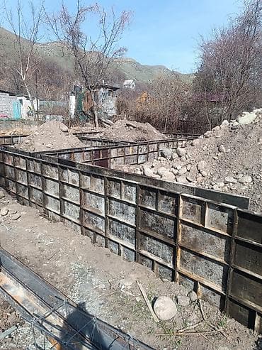 каркас для фермы: Монолитный ленточный фундамент под дом/хозпостройку - Тип: монолитный — 2