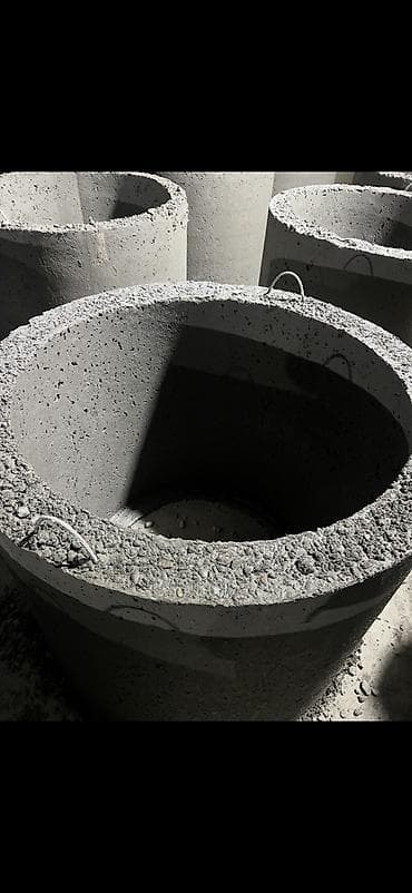 пластиковые: Железобетонное (ЖБИ) кольцо для септика Размер: 150 x 90 x 7 см, Платная установка, В розницу — 5