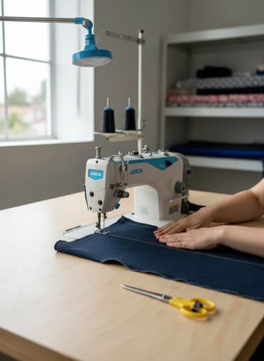 кройная машина: Тигүүчү машина Jack, Жарым автоматтык — 1