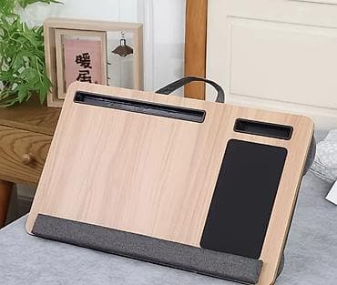 столики для ноутбуков: Складной стол для ноутбука, Новый, цвет - Бежевый — 3