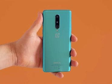 rush wave: OnePlus 8, Б/у, 128 ГБ, цвет - Голубой, 2 SIM — 1