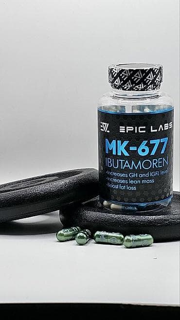 мужской одежды: EPIC LABS MK-677 (Ibutamoren) Спортивная добавка в капсулах. Формула — 6