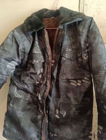 военный дождавик: Зимняя мужская куртка-военная с утеплением,для охраны покупал Пиндоудо — 3