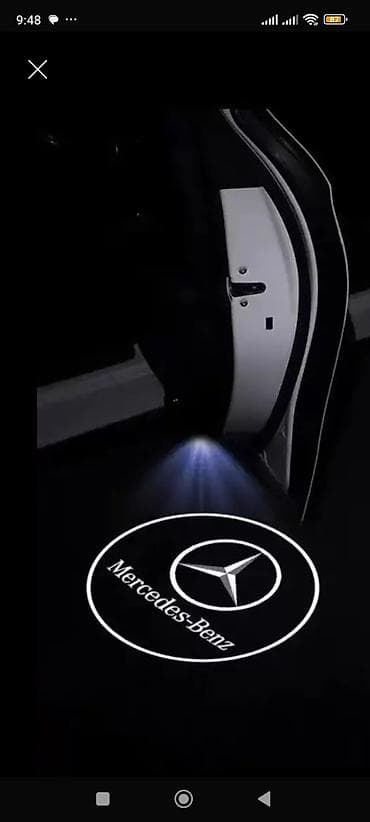 двери эшик: На Мерседес дверная подсветка — 1