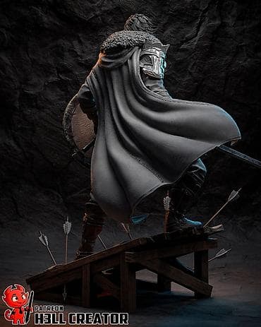 теньи: ⚔️ ФИГУРКА ПОД ПОКРАСКУ (Crimson Desert) Клифф 20 см 📐 Технические — 8