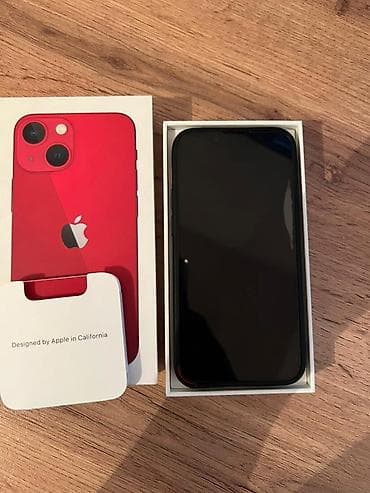 ipad 8 gen: IPhone 13 mini, Б/у, 128 ГБ, Красный, Коробка, 95 % — 2