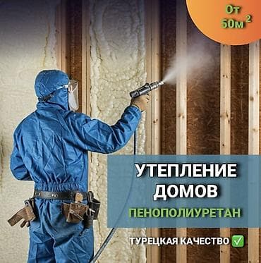 Утепление домов напыляемым пенополиуретаном (ППУ) - Профессиональное
