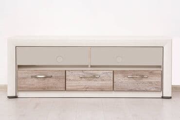 приставка телевизор: Тумба под ТВ 3Я (Olivia RTV 3S) коллекции Оливия, Дуб Анкона, Анрэкс — 1