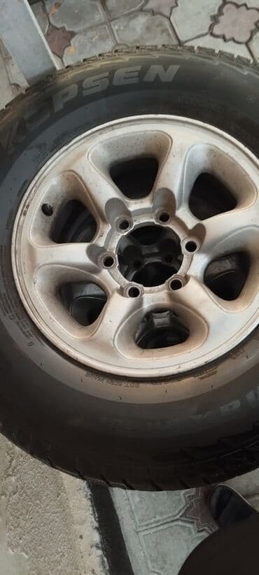 шины бу бишкек оптом: Колеса в сборе 235 / 75 / R 15, Зима, Б/у, Комплект, Внедорожные (АТ/МТ), Литые, отверстий - 6 — 12