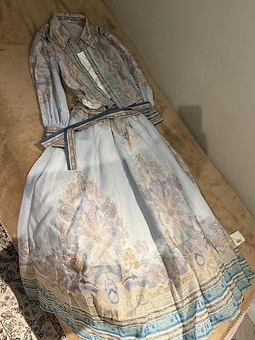 восточные платья: Элегантный комплект в восточном стиле: рубашка и длинная юбка со — 1