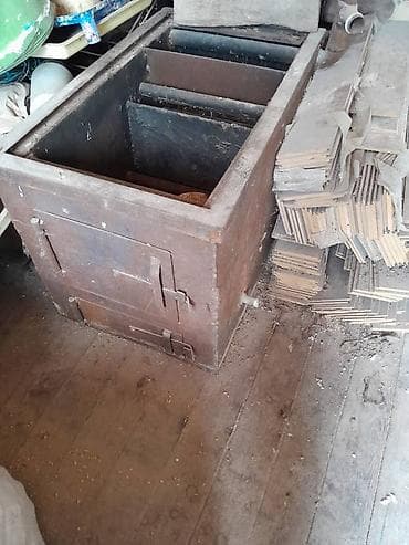 Уголь: Металлическая печь-камин для твердого топлива - Материал — 1