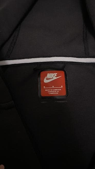 Эркектер кийими: Эркектердин спорттук костюму, M, Nike, Колдонулган, түсү - Кара — 2