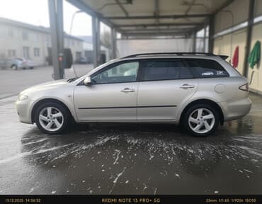 срочно продаю в связи с переездом: Mazda 6: 2003 г., 2 л, Механика, Бензин, Универсал — 1