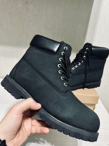 Мужские ботинки, 44, Timberland, Новый, цвет - Черный, Самовывоз, Платная доставка