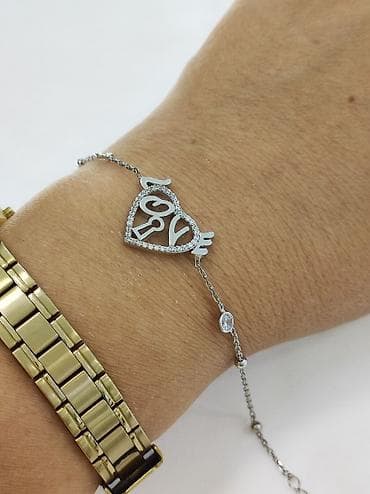 браслет из серебра женский: Браслет, Проба 925, Женские, Новый — 2