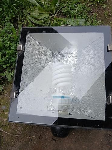 e27: Прожектор с отражателем и защитным стеклом - Корпус из металла — 3