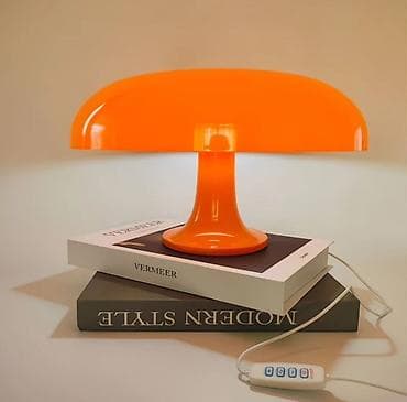 Освещение: Настольная лампа «гриб» в стиле ретро-модерн. Очень красиво смотрится — 1