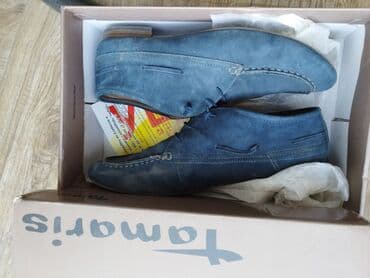 Атайын кийим: Лоферлер, 39, Tamaris, Колдонулган, түсү - Көк, Өзү алып кетүү, Акылуу жеткирүү — 4