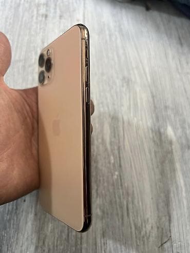 mini 4 pro: IPhone 11 Pro, Б/у, 64 ГБ, Matte Gold, Защитное стекло, Чехол, Кабель — 3