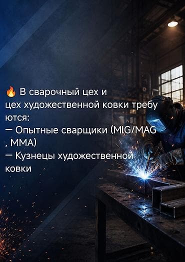 Производство: Требуется Сварщик на производство, Оплата: Сдельная, 3-5 лет опыта — 1