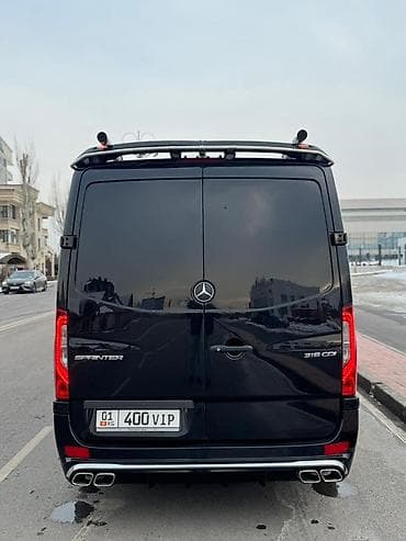 спринтер черный: Mercedes-Benz Sprinter 316 CDI, черный, тюнингованный экстерьер — 4