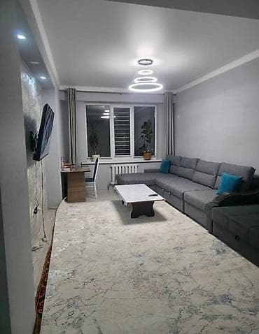 sky: 2 комнаты, 52 м², Джал мкр (в т.ч. Верхний, Нижний, Средний) Элитка, 13 этаж, Дизайнерский ремонт — 5