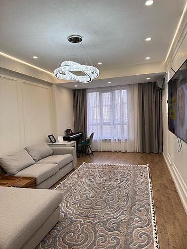 2 bedroom: 2 комнаты, 78 м², ул. Чынгыз Айтматова Элитка, 4 этаж, Евроремонт — 8