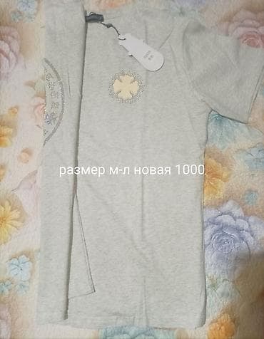 Женская одежда, размер M–L. 1) Вязаное бежевое платье макси - Ажурная — 6