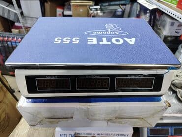 электронные напольные весы б у: Весы торговые AOTE-555. 200г - 40кг Размещение настольное Бренд — 2