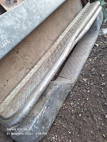 откидной ключ: Пороги на внедорожник нержавейка алюминий 5500т.с. и бампер на — 3