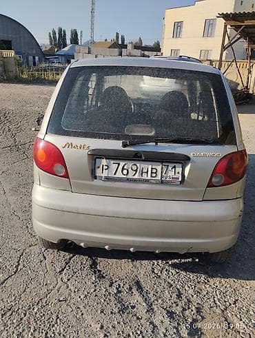 Daewoo Matiz: 2009 г., 0.8 л, Кол менен иштөөчү, Бензин — 2