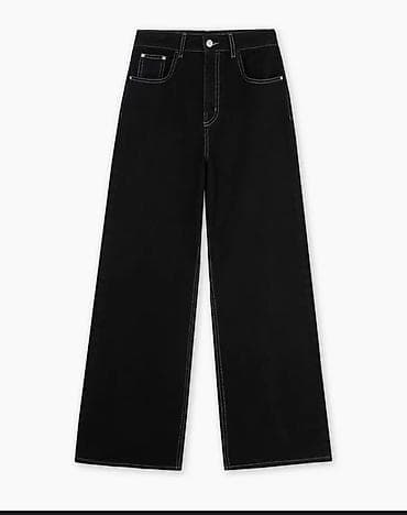 mind error jeans: Джинсы, Прямые, Средняя талия, 2XS — 1