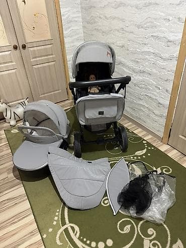 anex коляски бишкек: Детская коляска от Ining Baby 2 в 1, цвет светло‑серый с легким — 3