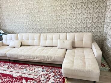 угловые диваны: Угловой диван, C подушками, Трехместный — 2