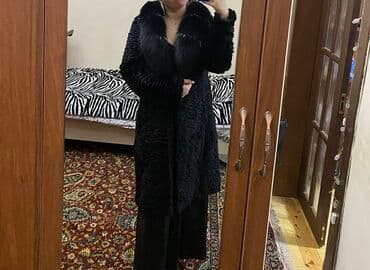 шуба кроликовая: Шуба, Кролик, По колено, Италия — 2