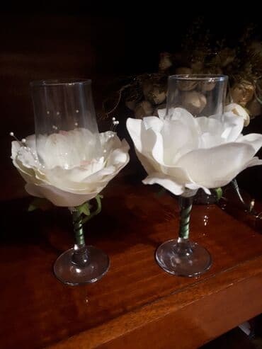 свадебный букет из бисера: Бокалы свадебные 
От 100 сом В наличии — 6