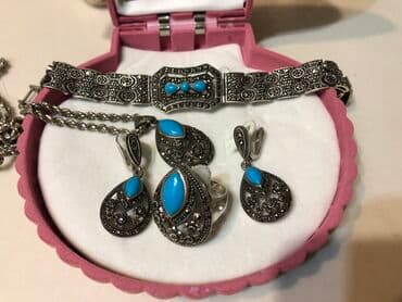 набор пандора: Набор украшений, Проба 925, Женские, Б/у — 2