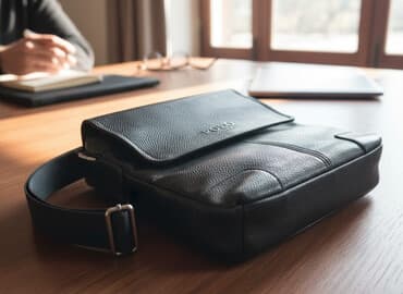 фирменные часы: Барсетка, Материал: Экокожа, Застежка на магните, Новый — 2