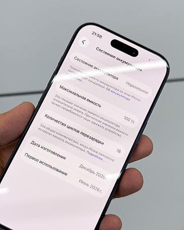 17 pro iphone: IPhone 17 Pro, Б/у, 256 ГБ, Синий, Защитное стекло, Чехол, Кабель, В рассрочку, 100 % — 6