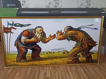 большой набор для рисования: Это Картины Манас на заказ 2х1м размер - Набор крупных декоративных — 8
