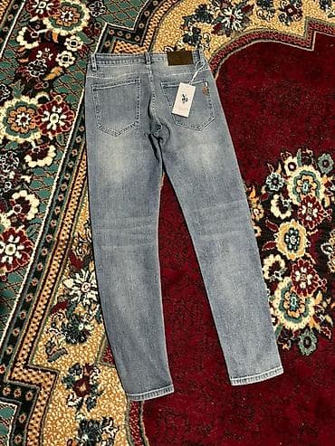 кепка armani: Мужские джинсы, S, Us Polo Assn, Новый, цвет - Голубой, Бесплатная доставка — 4