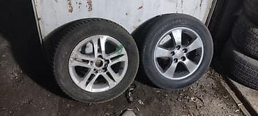 Колеса в сборе 215 / 60 / R 16, Б/у, Легковые, Литые, отверстий - 5