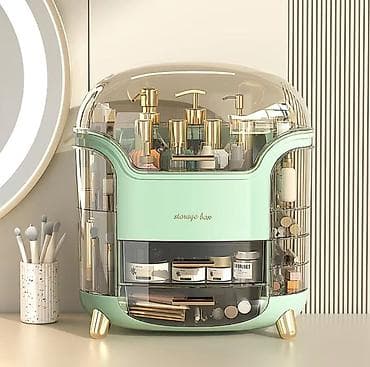 каскан: Органайзер для косметики с пыле‑ и влагозащитным куполом - Формат — 1