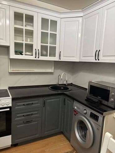 узген квартира: 2 комнаты, Агентство недвижимости, Без подселения, С мебелью частично — 2