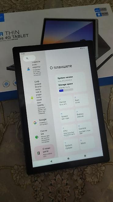kindle 12: Планшет, Другой бренд, память 128 ГБ, 10" - 11", 4G (LTE), Б/у, Детский цвет - Черный — 2