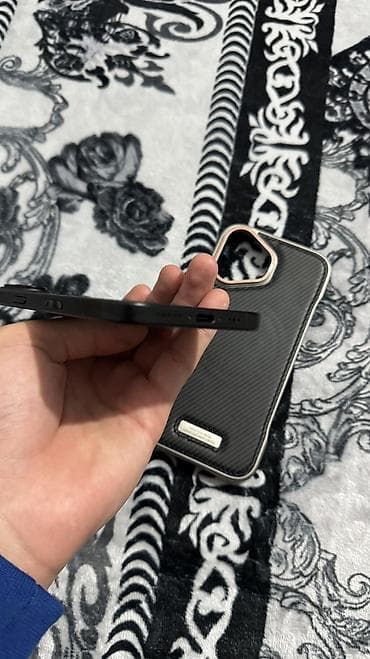 IPhone 16, Б/у, 128 ГБ, Черный, Защитное стекло, Чехол, 100 % — 2