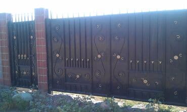 на железных номерах: Сварка | Ворота — 17