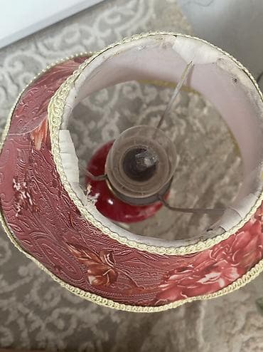 ретро лампы: Настольная лампа с абажуром в классическом стиле. - Тип — 2